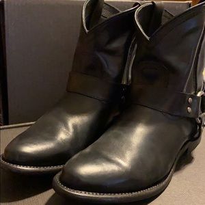 Frye Wyatt harness short boots